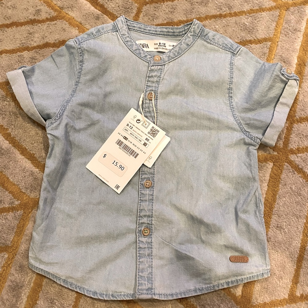 Zara Baby Boys Chambray Shirt